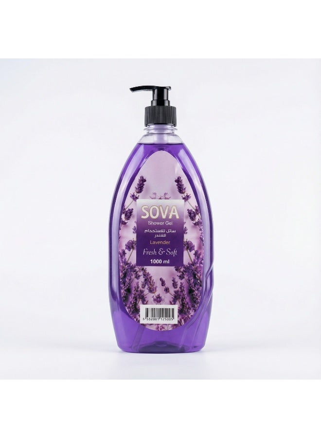 سوفا شاور جيل سوفا برائحة اللافندر1000مللي - Image 1